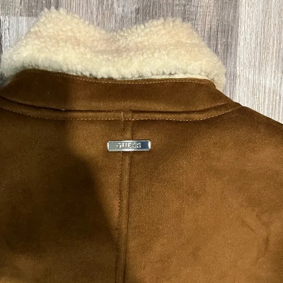 GUESS Men's Brown Winter Coat